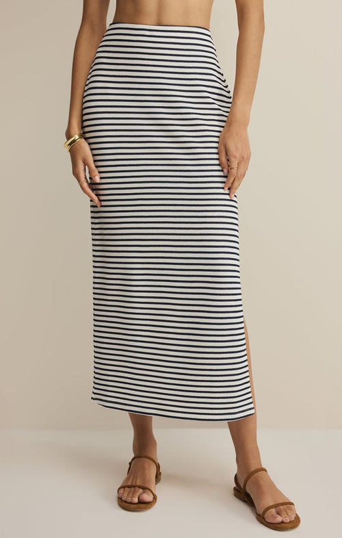 Ainslie Stripe Midi Skirt